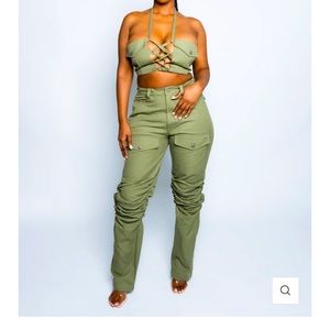 Milano Olive green 2 piece